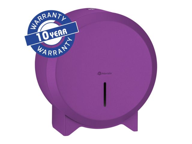 MERIDA STELLA VIOLET LINE MINI toilet paper dispenser, max. roll diameter 19 cm, violet